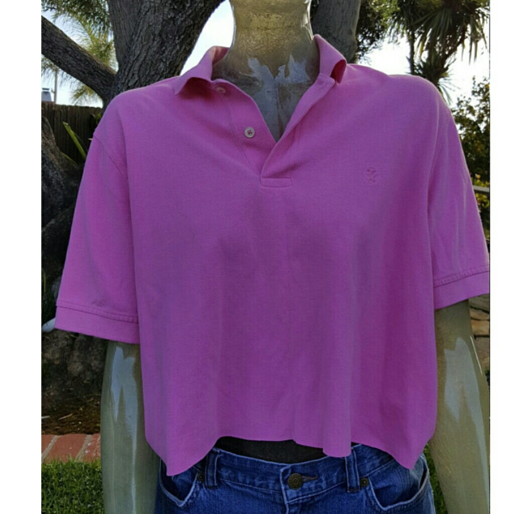 Vintage Izod Crop Top